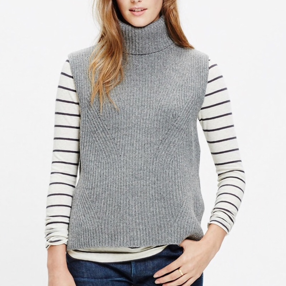 Madewell Contour Turtleneck Layering Sweater